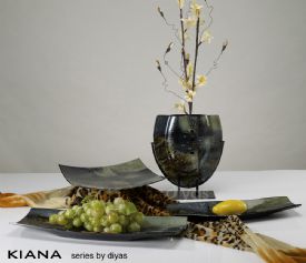 Kiana Glitter Art Glassware Diyas Home Platters Kiana Glitter Art Glassware Diyas Home Platters